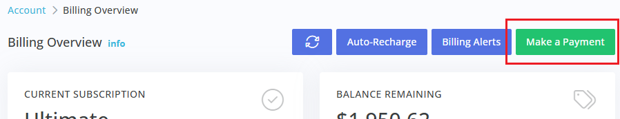 Making a One-Time Payment